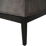 Libra Interiors Theodore Ottoman – Warm Grey Fabric