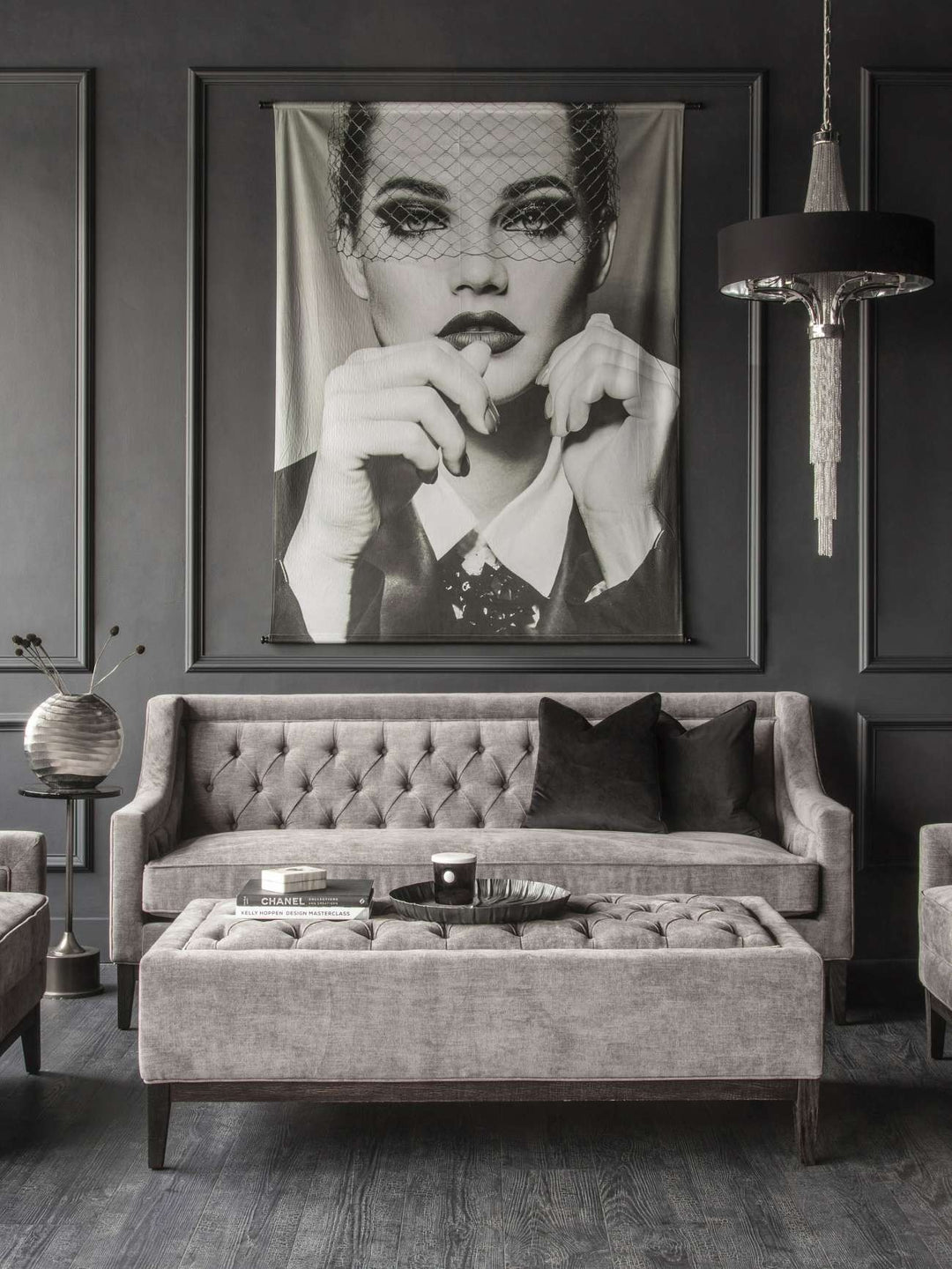 Libra Interiors Theodore Sofa – Warm Grey Fabric
