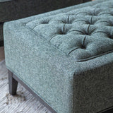 Libra Interiors Theodore Stool – Forest Green