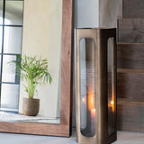 Libra Interiors Thorpe Hurricane Lamp – Large