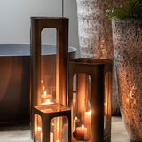 Libra Interiors Thorpe Hurricane Lamp – Medium