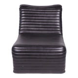 Libra Interiors Trinity Occasional Chair – Charcoal Leather