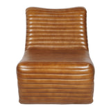 Libra Interiors Trinity Occasional Chair – Cognac Brown Leather