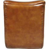 Libra Interiors Trinity Occasional Chair – Cognac Brown Leather
