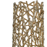 Libra Interiors Twig Sculpture Floor Vase – Gold