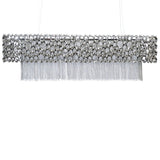 Libra Interiors Venus Rectangular Chandelier