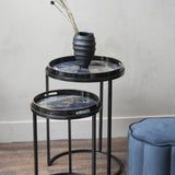 Libra Interiors Vesuvius Side Tray Tables