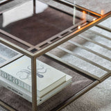 Libra Interiors Westley Coffee Table – Dark Gold