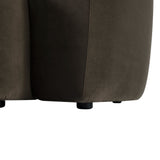 Libra Interiors Wicklow 2-Seater Sofa – Brown Velvet