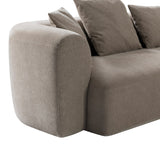 Libra Interiors Wicklow Sectional Sofa – Natural Chenille