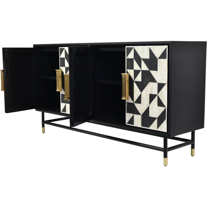 Libra Interiors Wolseley Bone Inlay Buffet Cabinet – 4 Doors