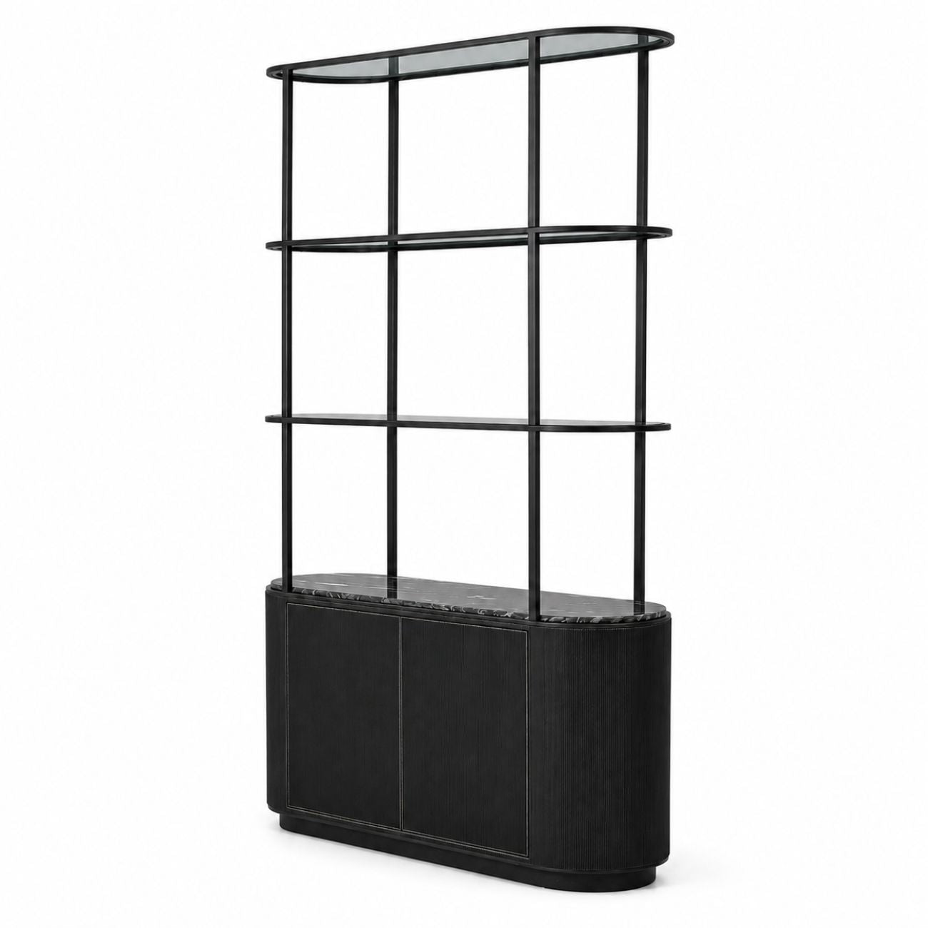 Libra Interiors Belvedere Shelving Unit – Black