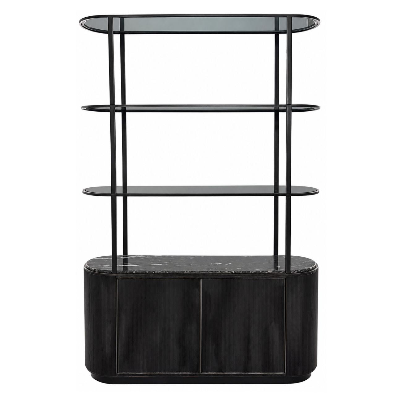 Libra Interiors Belvedere Shelving Unit – Black