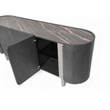 Libra Interiors Branwick Sideboard – Deep Charcoal