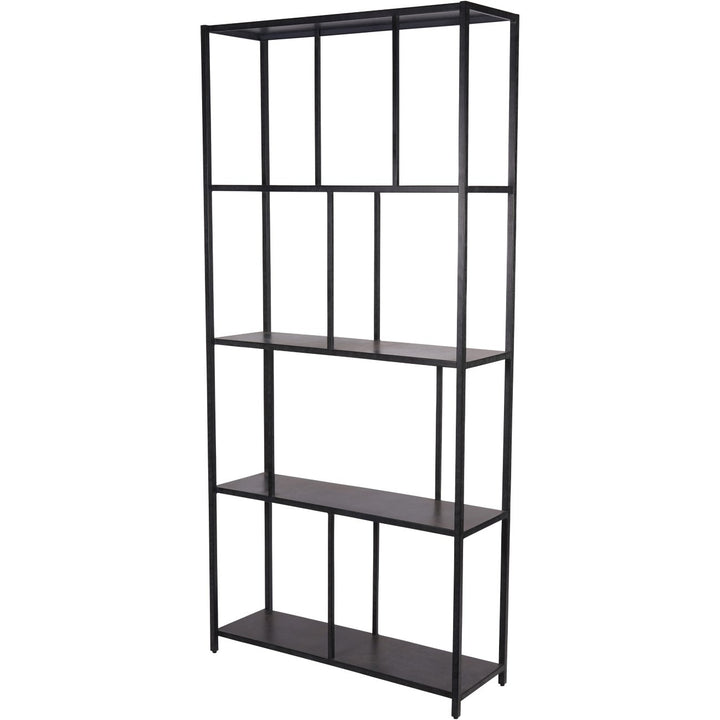 Libra Interiors Brooks Shelving Unit – Mottled Black
