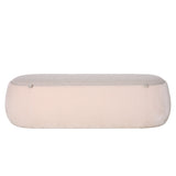 Libra Interiors Clemance Storage Bench – Mushroom