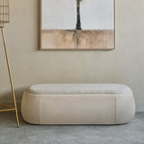 Libra Interiors Clemance Storage Bench – Mushroom