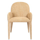 Libra Interiors Eska Carver Dining Chair – Wheat Beige