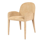 Libra Interiors Eska Carver Dining Chair – Wheat Beige