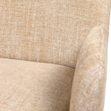 Libra Interiors Eska Carver Dining Chair – Wheat Beige