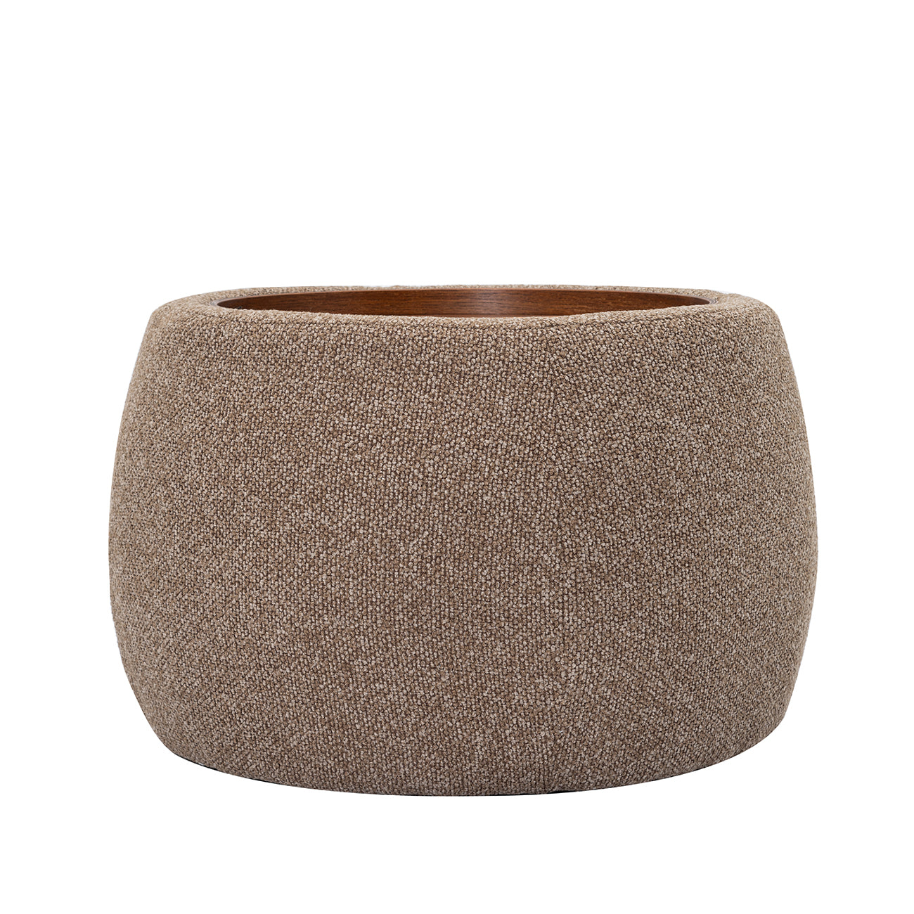 Libra Interiors Gensen Ottoman – Small – Coffee