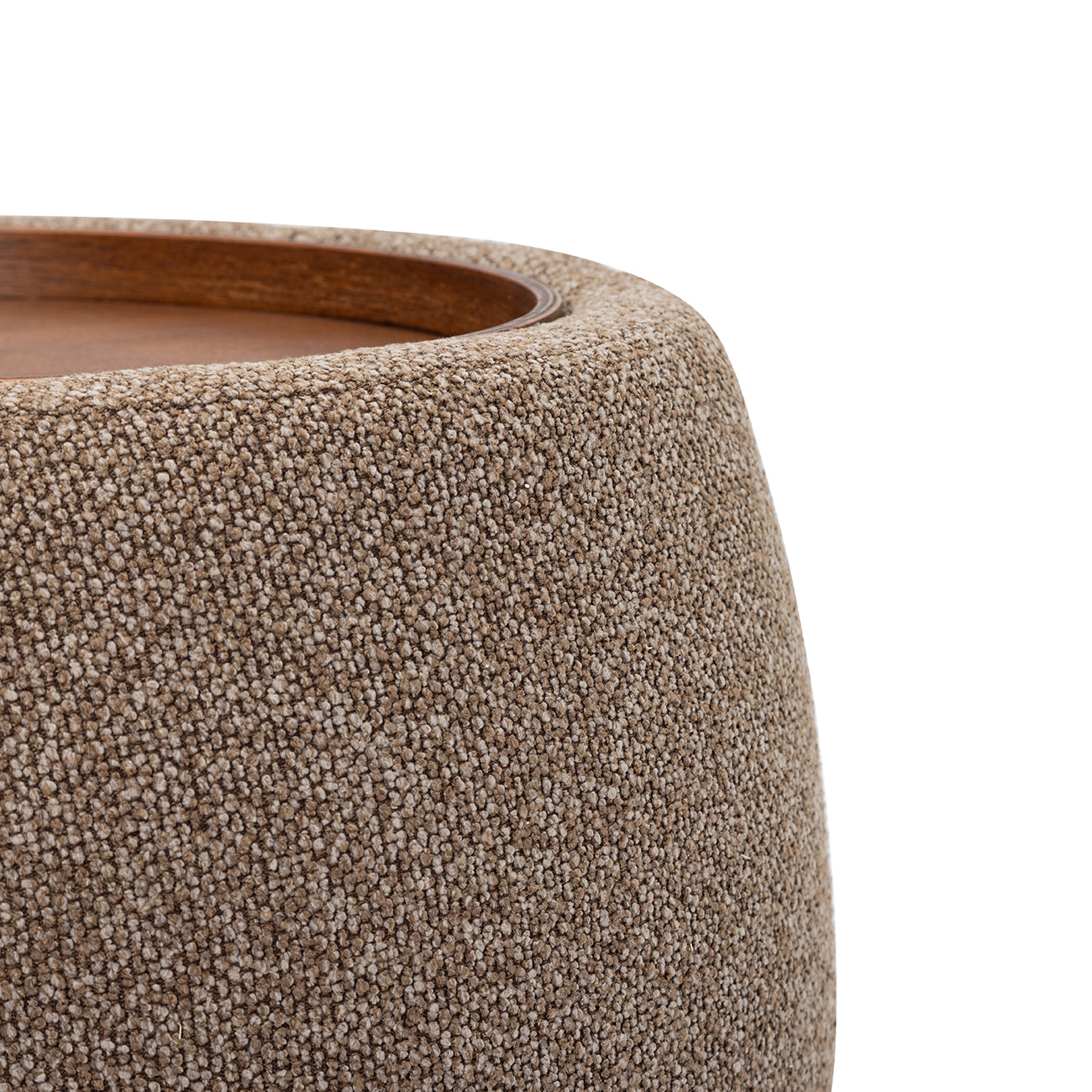 Libra Interiors Gensen Ottoman – Small – Coffee