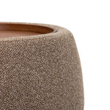 Libra Interiors Gensen Ottoman – Small – Coffee
