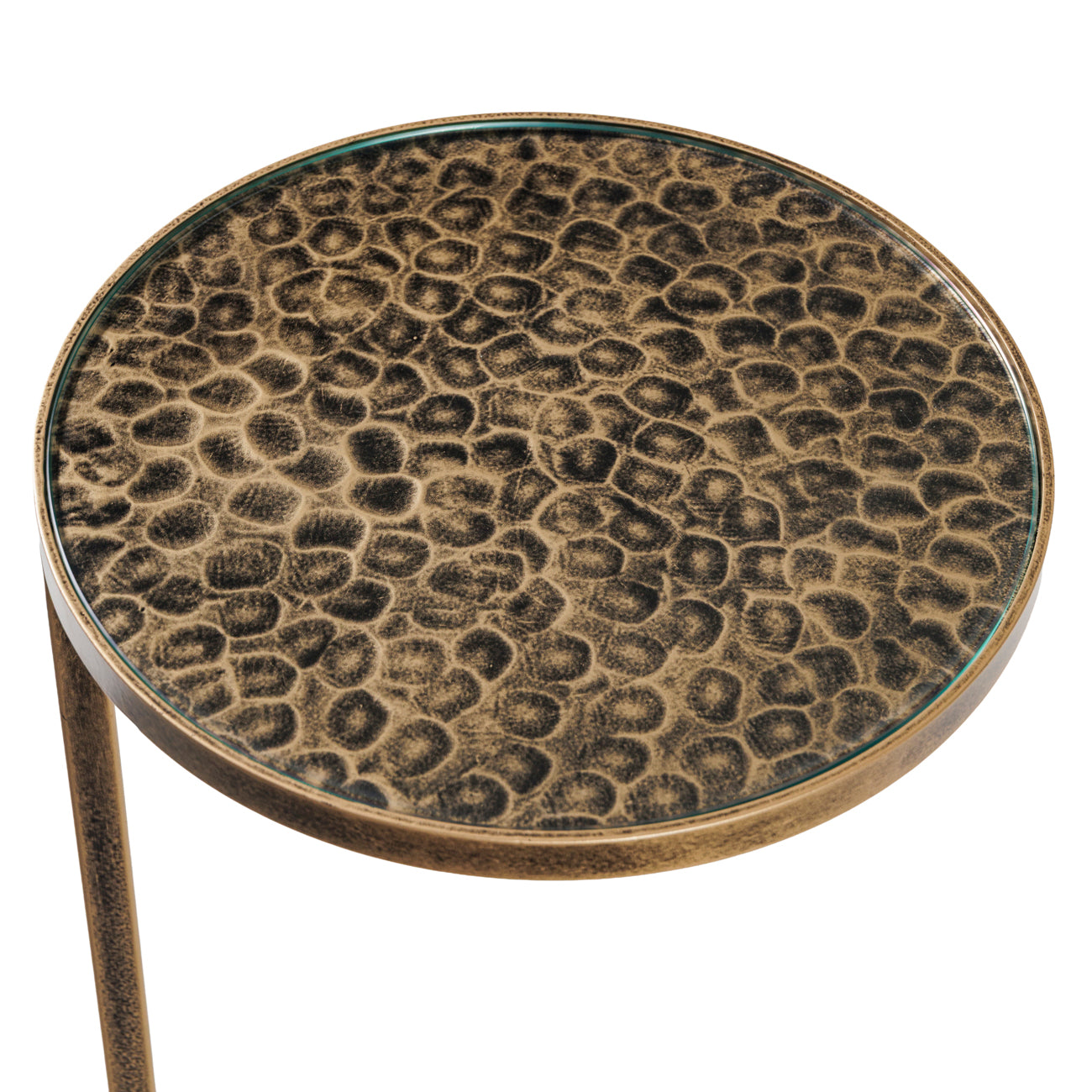 Libra Interiors Iota Glass Accent Table