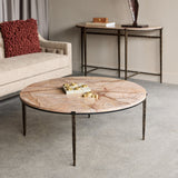 Libra Interiors Leo Coffee Table – Forest Brown