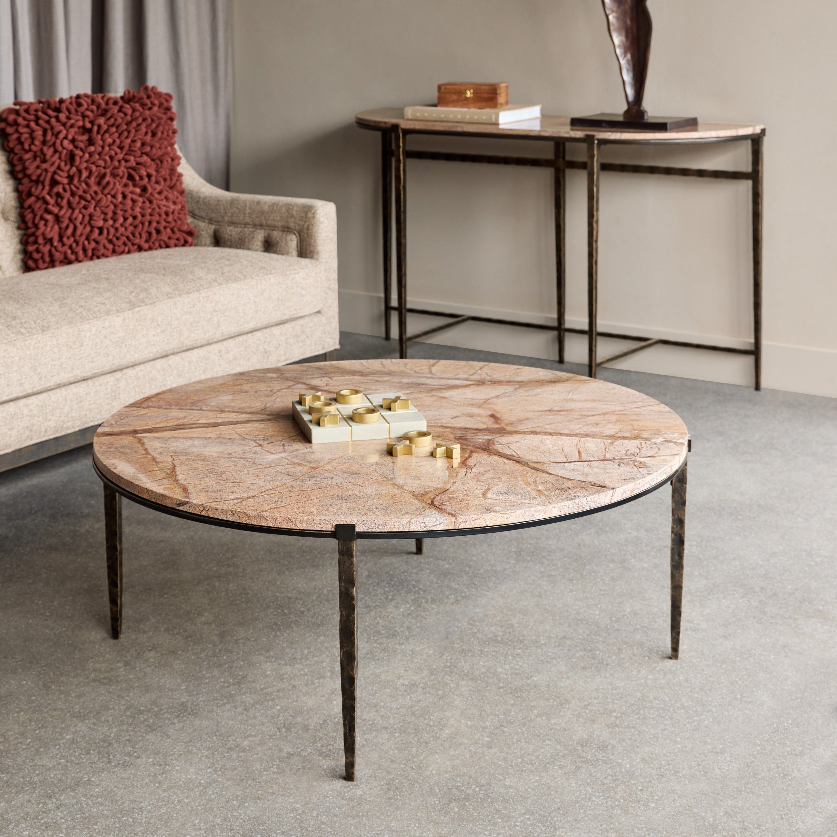 Libra Interiors Leo Coffee Table – Forest Brown