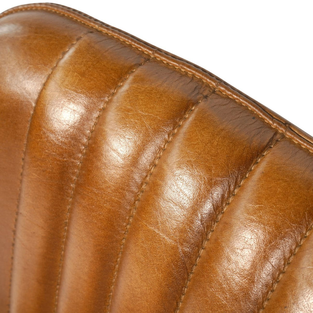 Libra Interiors Pembroke Chair in Cognac Brown – Set of 2