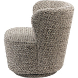 Libra Interiors Roehampton Swivel Chair – Mocha
