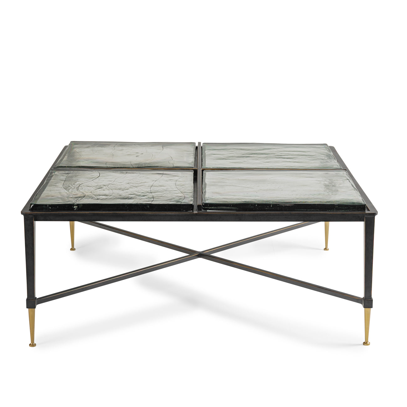 Libra Interiors Stella Square Glass Coffee Table