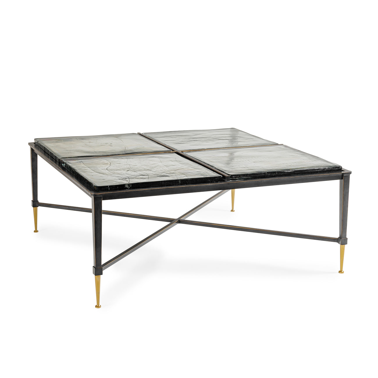 Libra Interiors Stella Square Glass Coffee Table