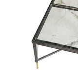 Libra Interiors Stella Square Glass Coffee Table