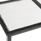 Libra Interiors Stella Square Glass Console Table