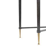 Libra Interiors Stella Square Glass Console Table