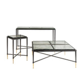 Libra Interiors Stella Square Glass Console Table