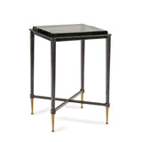 Libra Interiors Stella Square Glass Side Table