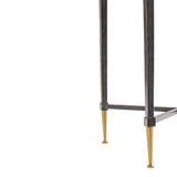 Libra Interiors Stella Square Glass Side Table
