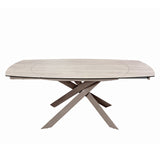 Libra Interiors Themsby Extendable Dining Table – Warm Stone