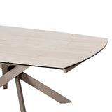 Libra Interiors Themsby Extendable Dining Table – Warm Stone