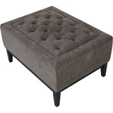 Libra Interiors Theodore Stool – Warm Grey Fabric