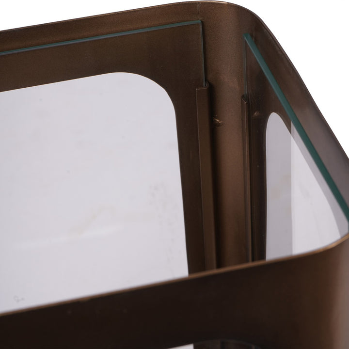 Libra Interiors Thorpe Hurricane Lamp – Small