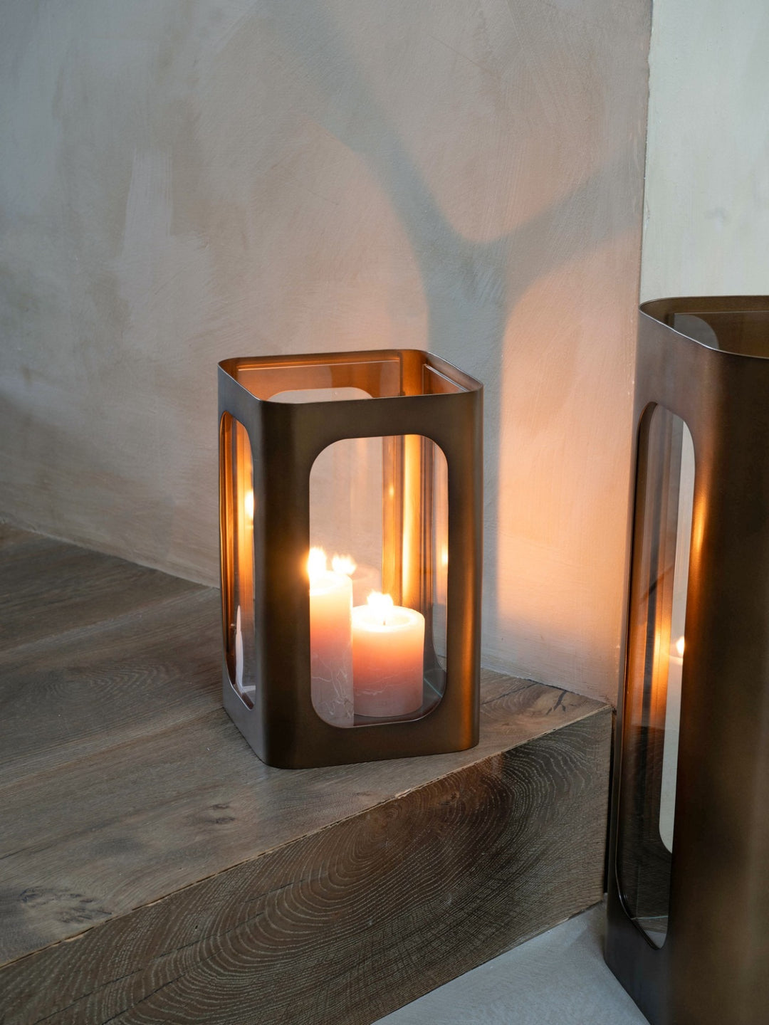 Libra Interiors Thorpe Hurricane Lamp – Small