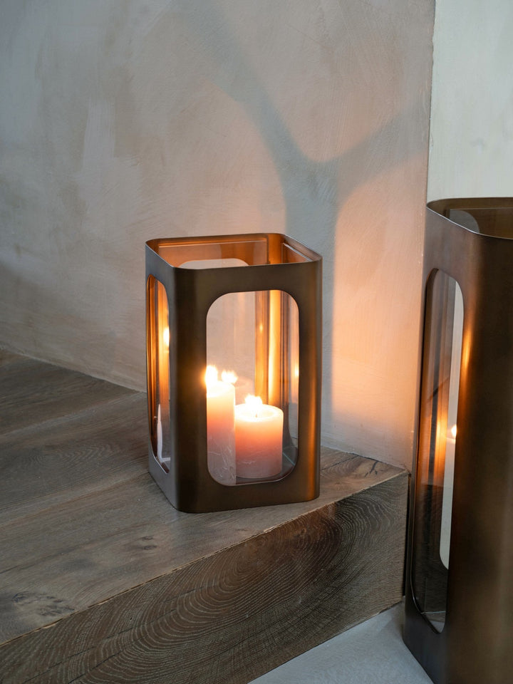 Libra Interiors Thorpe Hurricane Lamp – Small