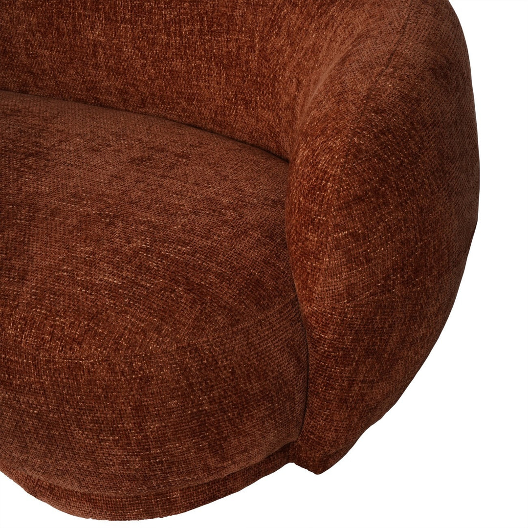 Libra Interiors Waverley Curved Sofa – Terracotta