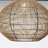 Light & Living Pacino Rattan Hanging Lamp – Large
