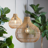 Light & Living Pacino Rattan Hanging Lamp – Large