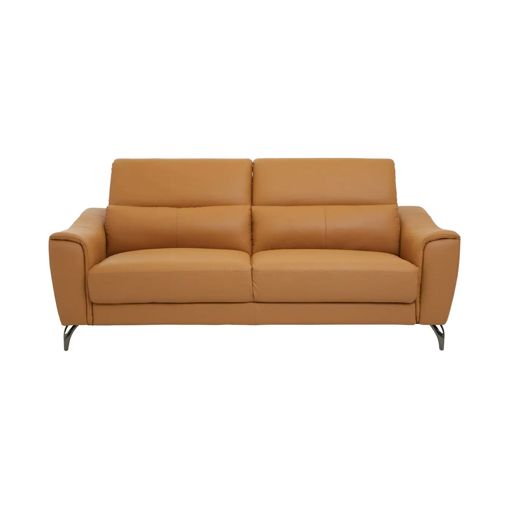 Lincoln 3-Seater Sofa – Tan Leather – Shropshire Design
